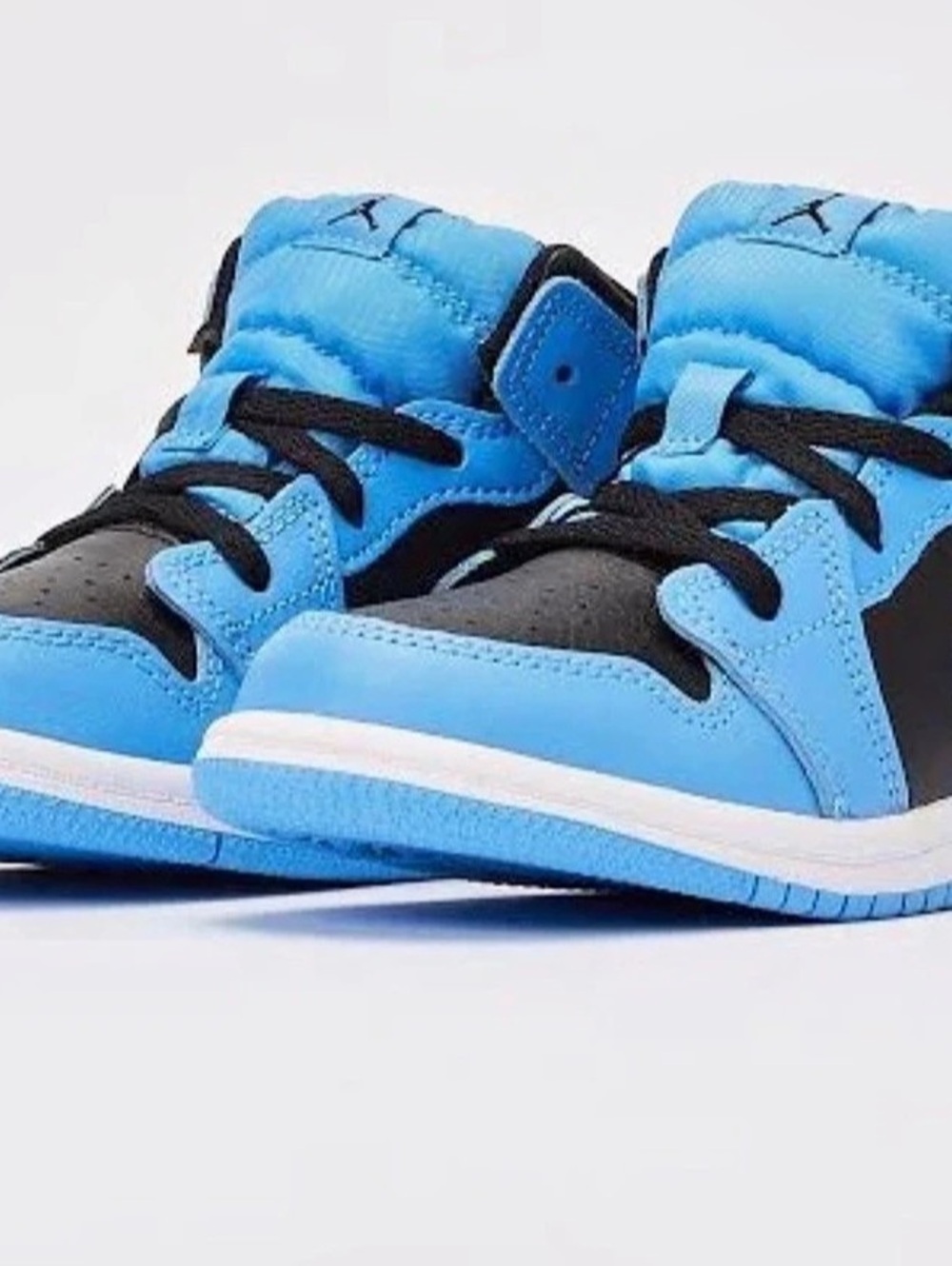 Jordan Air Jordan 1 Mid Toddler University Blue Black Mid Toddler Sneakers Blue